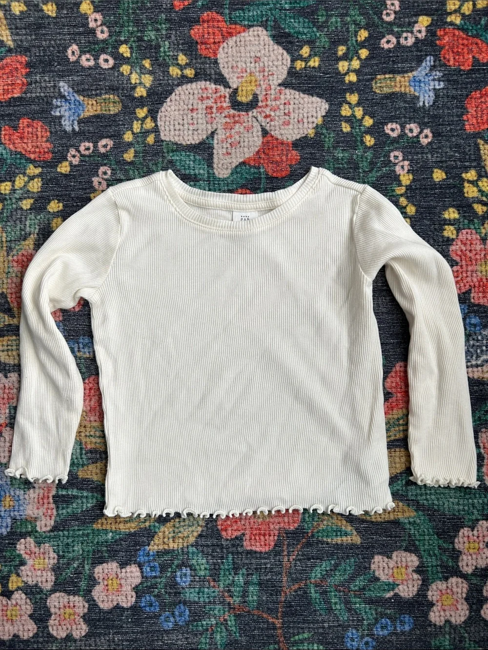 Gap Toddler Long-Sleeve Ribbed Tee Bundle, Size 2T